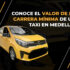 El valor de la carrera mínima de un taxi en Medellín